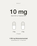 10 mg Spermidin je Tagesportion aus zwei Kapseln zu je 5 mg