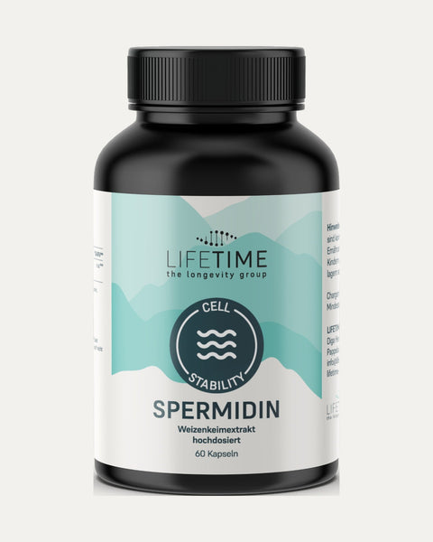 Dose LIFETIME Spermidin mit 60 Kapseln